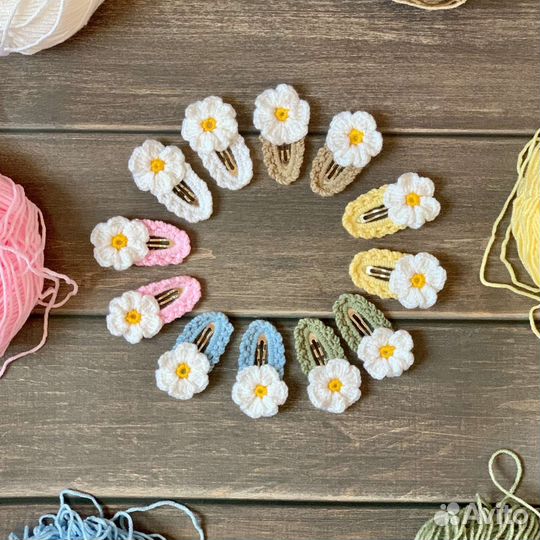 Заколки резинки ручной работы