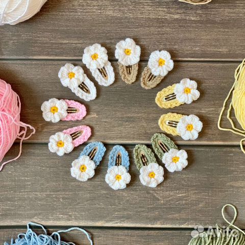 Заколки резинки ручной работы