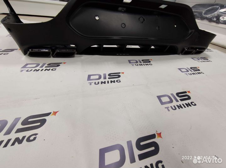 Диффузор + насадки AMG 63 Mercedes C253 купе