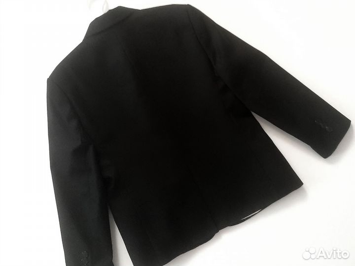 Пиджак школьный 134 для мальчика черный Sky Lake