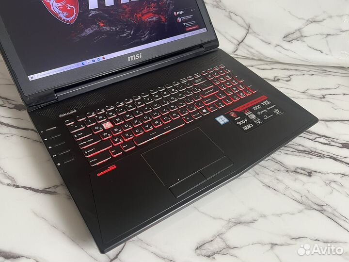 MSI GT72VR 6RE PRO 17 GTX 1070/i7/SSD+рHHD