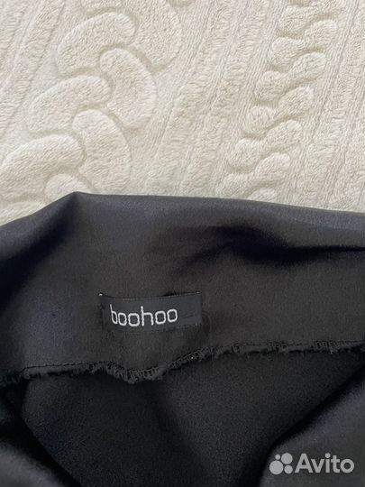 Атласная блуза boohoo