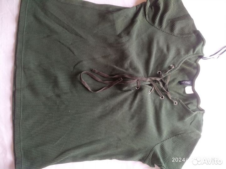 Рубашки, футболки на девочку 140