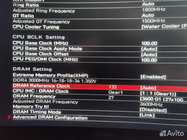 DDR4 16GB комплект 2 x 8gb, xmp 3000 + разгон