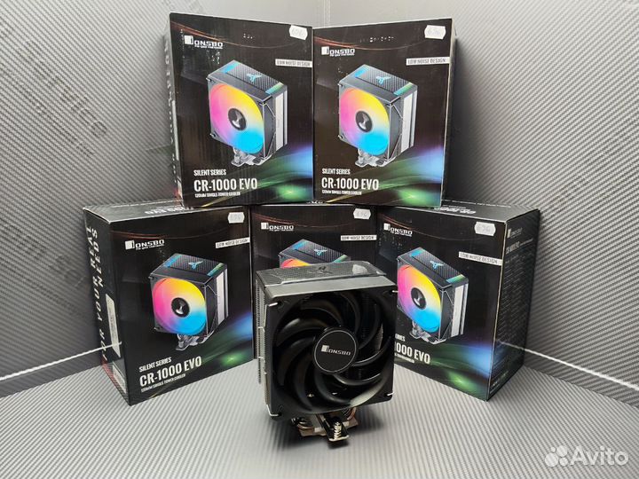 Кулер для процессора jonsbo CR-1000 EVO Black 220W