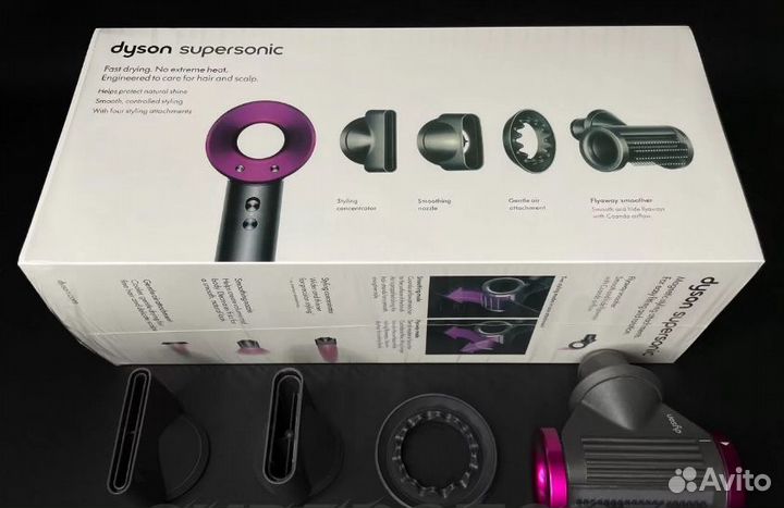 Фен Dyson Supersonic HD08 фуксия Малайзия+гарантия