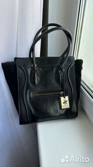 Сумка черная beverly hills polo club