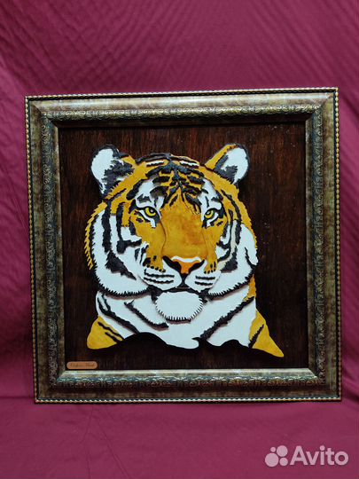 Картина в интерьер тигр
