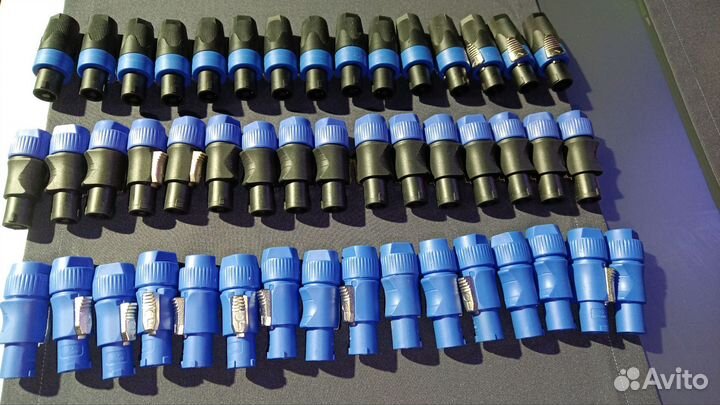 Разъемы xlr, rca, speacon, powercon, jack