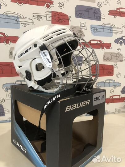 Новый Хоккейный шлем Bauer 2100JR helmet combo