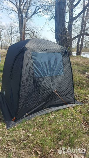 Мобильная баня палатка бу с печкой