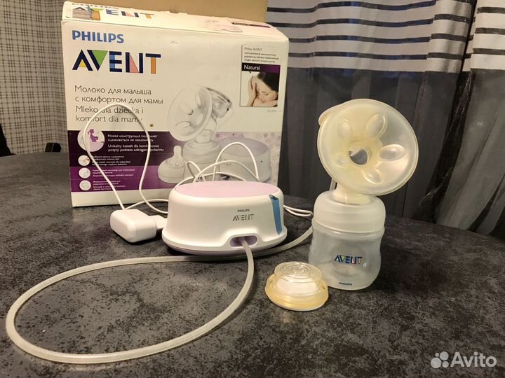 Молокоотсос avent электрический