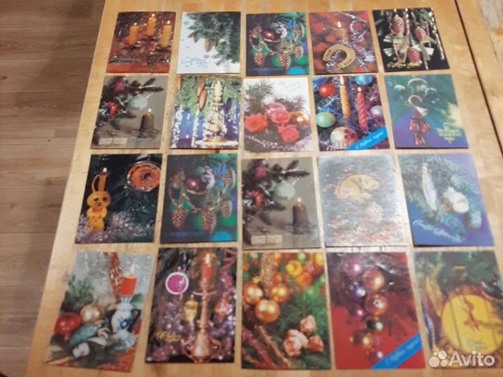 Новогодние открытки СССР