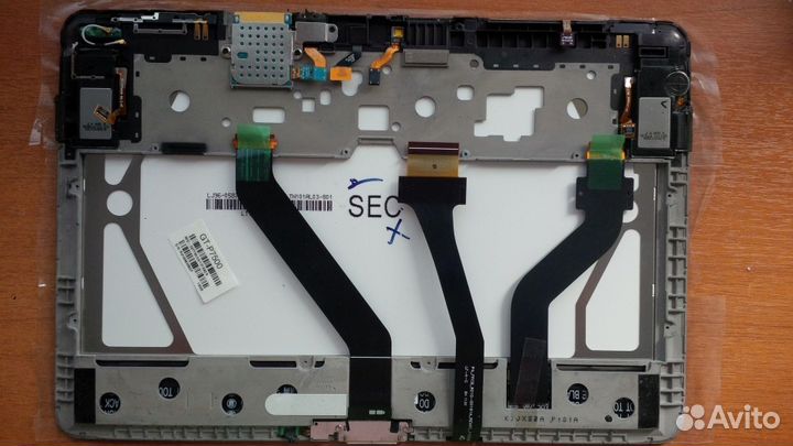 Дисплей в сборе для планшета samsung P7500