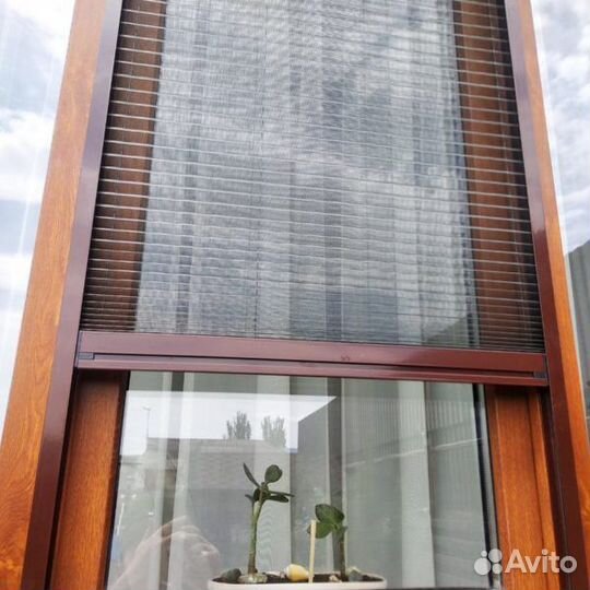 Сетка на окно плиссе москитная