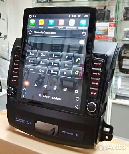 Mitsubishi Outlander XL магнитола Android Tesla