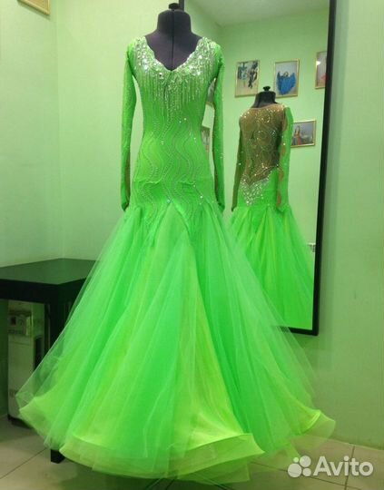 Платье для бальных танцев Европейская программа