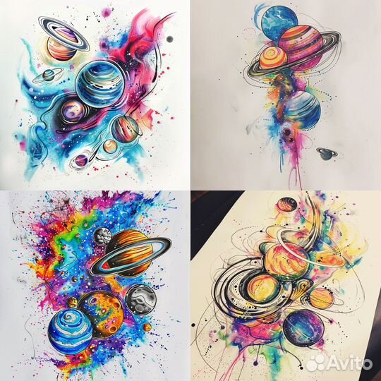 Разработка эскиза тату