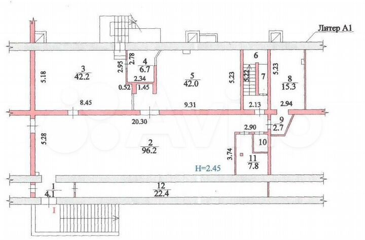 Торговая площадь в центре на Невской, 251.7 м²
