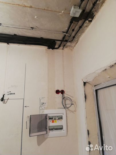 Услуги Электрика. Монтаж проводки. Штробление