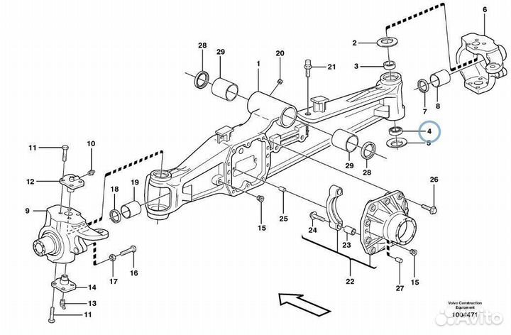 045159 (45159) Подшипник шкворня сферический