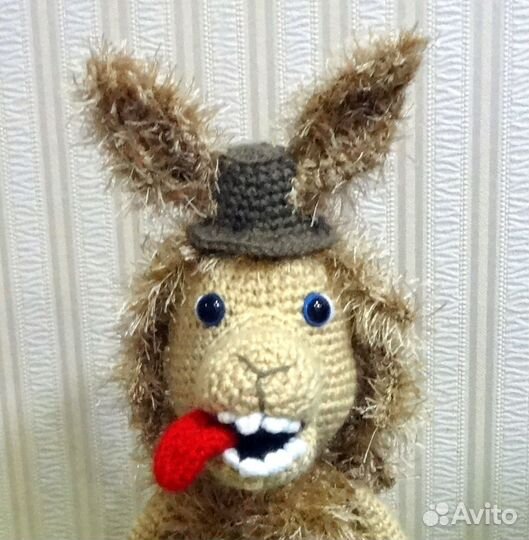 Мягкая вязаная игрушка Лама из шоу Маска на заказ