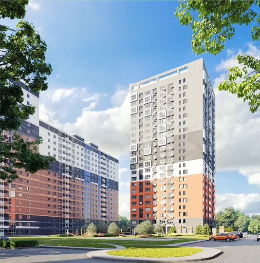 1-к. квартира, 50,3 м², 6/22 эт.
