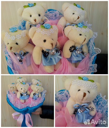 Букеты из мягких игрушек