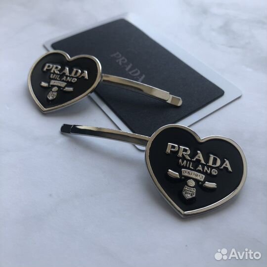 Комплект невидимок Прада