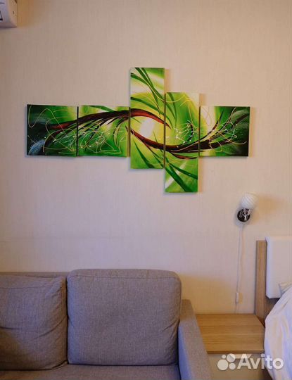 Модульная картина маслом