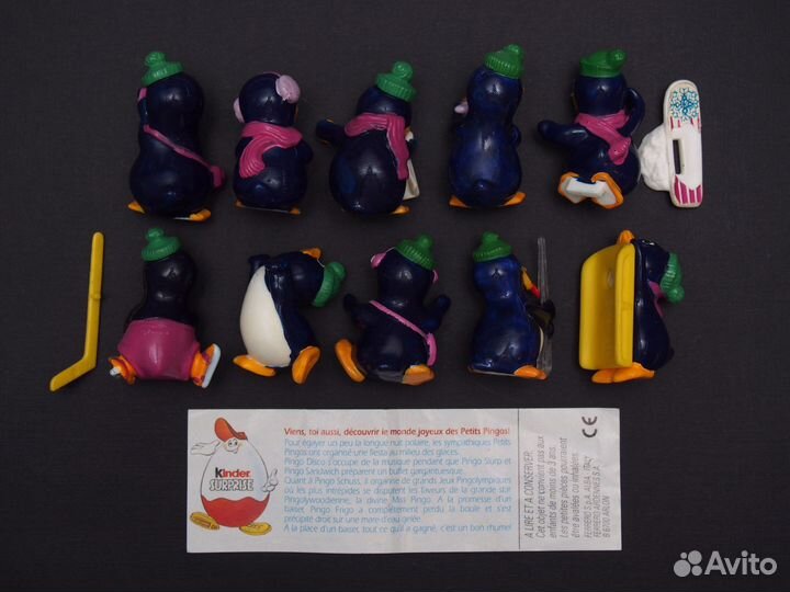 Киндер сюрприз Пингвины зимние