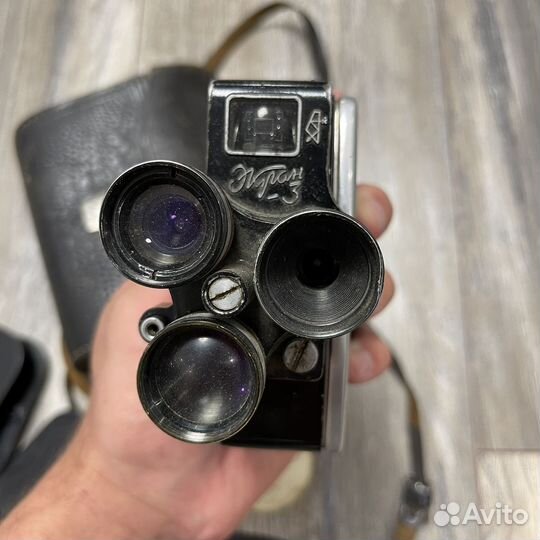 Кино камера советская Экран 3 пленочная СССР