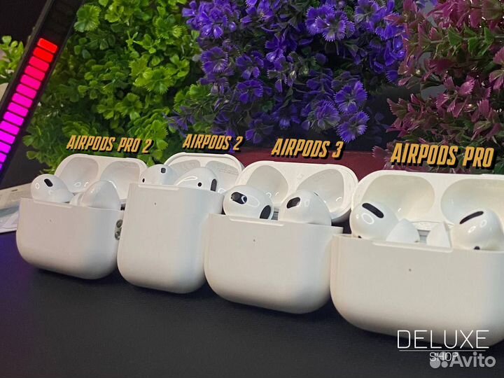 AirPods 2/3/Pro/Pro 2 Гарантия + premium Качество