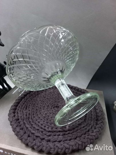 Ваза для фруктов на ножке СССР