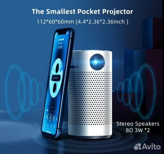Мини проектор byintek P7