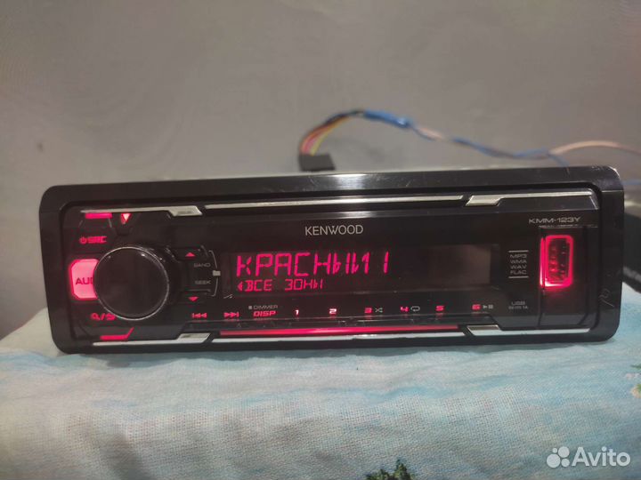 Магнитола kenwood kmm 123y