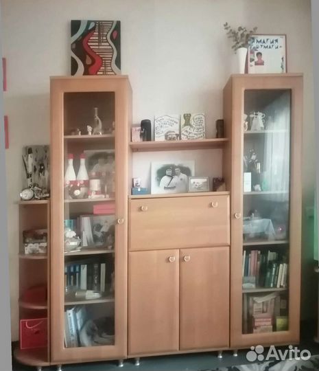 Стенка в гостиную мдф бу 199х33х189