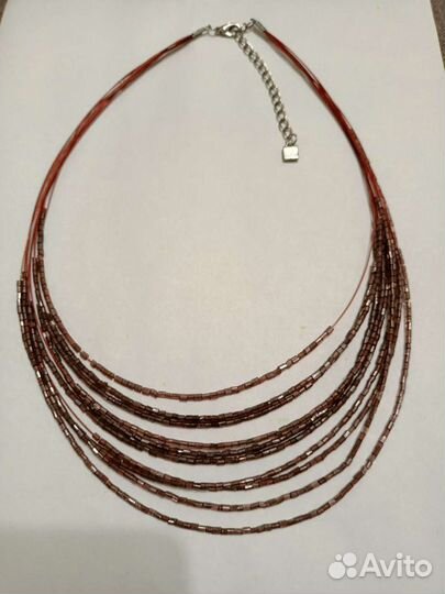 Бусы из бисера на леске