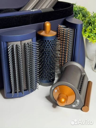 Стайлер dyson hs05 blue/copper