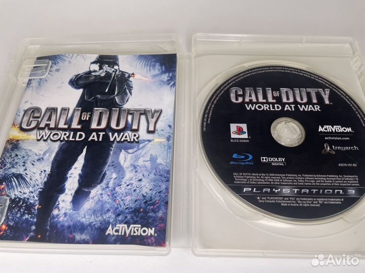 Call of Duty: World AT War PS3 (Оригинал)