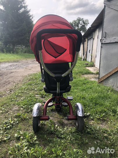 Велосипед коляска с ручкой
