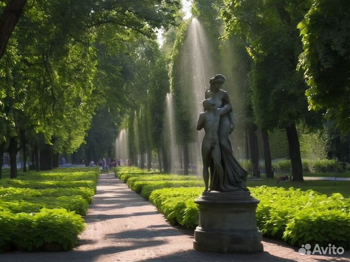 Горящий Санкт-Петербург