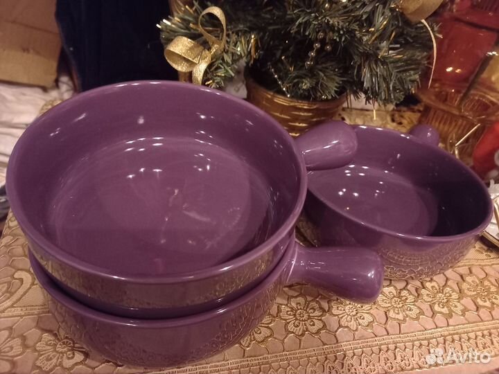 Бульонницы керамические новые