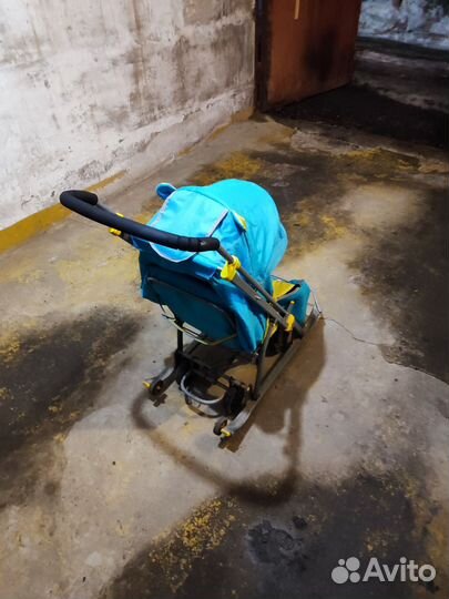 Санки коляска зимняя Nika kids