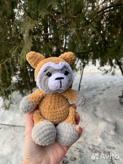 Игрушки ручной работы енот