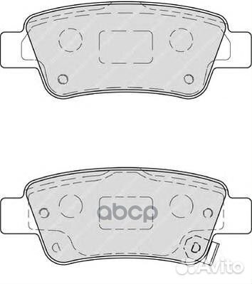 Колодки тормозные зад honda CR-V RE FDB4233 Ferodo