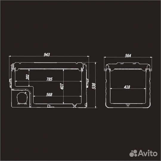 Автохолодильник Meyvel AF-H120