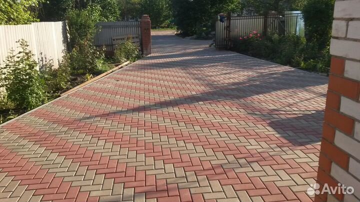 Укладка тротуарной плитки