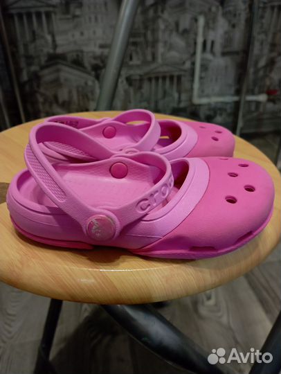 Босоножки для девочки, crocs, 8