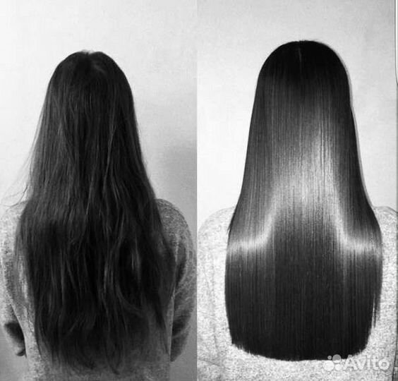 Кератиновое выпрямление волос